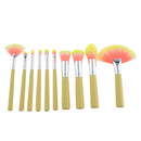 10pcs Professional Makeup Brushes Set Eyebrow Eyeshadow Powder Foundation Blush Contour Concealer Lip Cosmetic