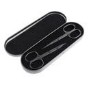 2 Pieces Steel Eyebrow Nose Hair Removal Fake Eyelashes Trimmer Scissors
