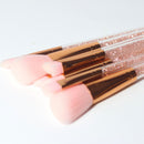 8 Pieces Face Cosmetics Eyeshadow Eyeliner Eyebrow Cream Makeup Brushes Set