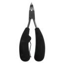 3 Pieces Stainless Steel Nails Manicure Clipper Scissors Plier Dead Skin Removal Tool File Rasp with Case
