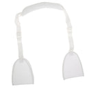 Breathable Arm Shoulder Sling for Broken Wrist Elbow Support Padded Strap White