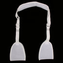 Breathable Arm Shoulder Sling for Broken Wrist Elbow Support Padded Strap White