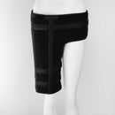 Adjustable Groin Thigh Wrap Support Hamstring Brace Belt for Muscle Strain Tendonitis Hip Pain Black