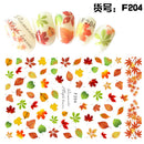12 Pieces 3D Flowers Nail DIY Art Stickers Water Transfers Decals Nail Art Sticker Tip Decal Manicure