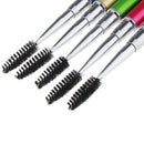 5 Pieces Rhinestone Handle Eyes Makeup Tool Eyelashes Mascara Comestics Brushes Spiral Wands Applicator Set