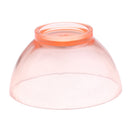 280ml Transparent Oral Nonstick Flexible Rubber Impression Mixing Alginate Bowl Red