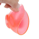 280ml Transparent Oral Nonstick Flexible Rubber Impression Mixing Alginate Bowl Red