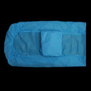 5 Pieces Non woven Waterproof Disposable Single Bed Table Cover Sheet for Beauty Spa Massage Blue 83''x32'' Elastic Edge Blue