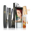 5 Pieces Comestic Set Facial Foundation Concealer Moisturizing Brightening BB Cream Curling Black Mascara Eyeliner Pencil