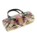 Handbag Design Eyeglasses Sunglasses Hard Protector Case, Protective Cover Bag Box Pouch for Glasses, Portable for Trip