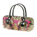 Handbag Design Eyeglasses Sunglasses Hard Protector Case, Protective Cover Bag Box Pouch for Glasses, Portable for Trip