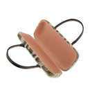 Handbag Design Eyeglasses Sunglasses Hard Protector Case, Protective Cover Bag Box Pouch for Glasses, Portable for Trip