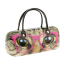 Handbag Design Eyeglasses Sunglasses Hard Protector Case, Protective Cover Bag Box Pouch for Glasses, Portable for Trip