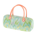 Portable Handbag Style Women Leather Sunglass Organizer Hard Eye Glasses Case Eyewear Protector Box Fresh Green
