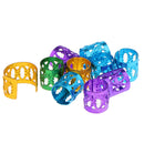 Lots 150 Pieces Colorful Dreadlock Hair Beads Dread Hair Braid Pins Rings Clips DIY Cuff Jewelry for Hair Extensions