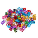 Lots 150 Pieces Colorful Dreadlock Hair Beads Dread Hair Braid Pins Rings Clips DIY Cuff Jewelry for Hair Extensions