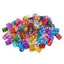 Lots 150 Pieces Colorful Dreadlock Hair Beads Dread Hair Braid Pins Rings Clips DIY Cuff Jewelry for Hair Extensions
