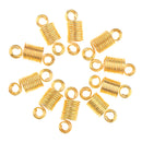 Lots 10 Pieces Golden Dreadlock Hair Beads Dread Hair Braid Pins Rings Clips DIY Cuff Jewelry for Hair Extensions