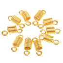 Lots 10 Pieces Golden Dreadlock Hair Beads Dread Hair Braid Pins Rings Clips DIY Cuff Jewelry for Hair Extensions