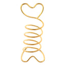 10PCS Dreadlock Beads Hair Extension Braiding Spiral Rings Adjustable Hair Braiding Cuffs Clips Pins Gold