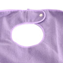 Reusable Waterproof Adjustable Elderly Adult Cloth Protector Mealtime Dinning Bib Aid Apron with Crumb Catcher