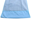 Waterproof Mealtime Protector Adult Bib 19'' x 31'' with Adjustable Snap Closure, Dining Disability Aid Clothes Apron Blue