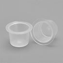 1000 Pieces Disposable Permanent Makeup Tattoo Cup Pigment Ink Holder Accessories Medium Clear