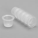 1000 Pieces Disposable Permanent Makeup Tattoo Cup Pigment Ink Holder Accessories Medium Clear