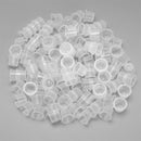 1000 Pieces Disposable Permanent Makeup Tattoo Cup Pigment Ink Holder Accessories Medium Clear