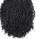 18 Inch Short Fluffy Spiral Curls Hair Synthetic Wavy Curly Hair Wig for Black Women Cosplay Party Halloween Costume+Wig Cap