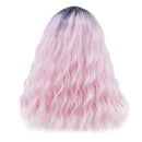 Fluffy Women Long Curly Wave Pink Full Hair Wig Heat Resistant Party Cosplay