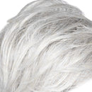 Fluffy Fashion Grey Short Straight Full Hair Wig Heat Resistant For Women