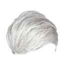 Fluffy Fashion Grey Short Straight Full Hair Wig Heat Resistant For Women