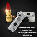 Eagle Mouth Shape Metal 2 Cavities 12.1mm Tubes Natural Lipstick Mold Lip Rouge Balm Cosmetic Making Mould DIY Cream Maker Molding EASY TO OPERATE