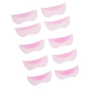 10Pieces Silicone Eyelash Curler Curling Perming False Eye Lashes Shield Pad
