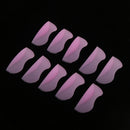 10Pieces Silicone Eyelash Curler Curling Perming False Eye Lashes Shield Pad