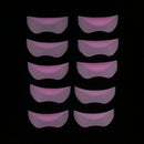 10Pieces Silicone Eyelash Curler Curling Perming False Eye Lashes Shield Pad