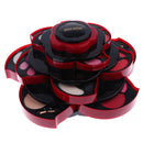 Rotary Eyeshadow Palette Shimmer Glitter Matte, Powder Blusher Comestics, Makeup Brush Tools Set Case Box