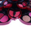 Rotary Eyeshadow Palette Shimmer Glitter Matte, Powder Blusher Comestics, Makeup Brush Tools Set Case Box