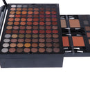 Multi Colors Eyeshadow Eye Shadow Makeup Powder Pigments Case with Mirror and Brushes for Beauty Salon