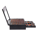 Multi Colors Eyeshadow Eye Shadow Makeup Powder Pigments Case with Mirror and Brushes for Beauty Salon
