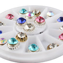 3D Nail Art Tips Crystal Rhinestones Glitters Gems Jewelry Manicure DIY Decoration Tool