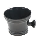 Black Plastic Men's Shaving Mug Bowl Barber Beard Shave Brush Soap Mug Cup
