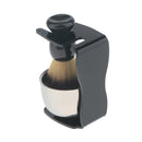 4 In 1 Salon Bristle Hair Shaving Brush with Soap Mug Bowl and Shaving Brush Holder Stand Shave Travel Set for Salon Barber Men