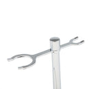 Professional Zinc Alloy Shaving Brush Razor Stand Holder with Bowl Mug Cup Set for Men