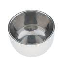 Stylish Shinning Double Layer Stainless Steel Metal Soap Mug Bowl Cup with Shaving Brush Set for Men