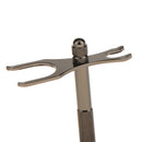 Men Barber Alloy Shaving Brush Safety Holder Rack Stand Shelf 2 Prongs
