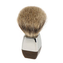 Wood Alloy Handle Mens Salon Barber Men Shaving Brush With Gift Box
