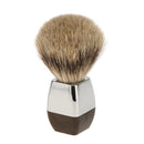 Wood Alloy Handle Mens Salon Barber Men Shaving Brush With Gift Box
