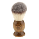 Men Shaving Grooming Kit - Stainless Steel Cup Bowl+Leather Straight Safety Razors Holder+Nylon Brush